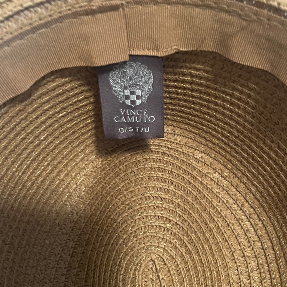 Vince Camuto Tan Woven Hat - Picture 6 of 6